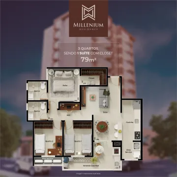 imagem 1 - Apartamento - Padrão imagem 1 - Apartamento - Padrão
