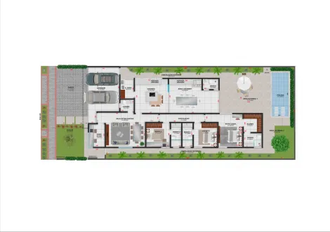 imagem 3 - Casa De Alto Padrão Condomínio Fechado Splêndido Para Venda Em Uberlândia imagem 3 - Casa De Alto Padrão Condomínio Fechado Splêndido Para Venda Em Uberlândia