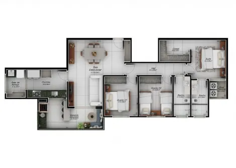 imagem 2 - Apartamento para venda no Bairro Santa Mônica imagem 2 - Apartamento para venda no Bairro Santa Mônica