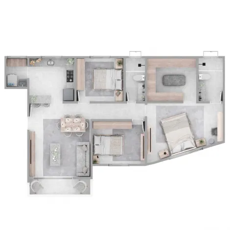 imagem 4 - Vendo Apartamento Novo Mundo imagem 4 - Vendo Apartamento Novo Mundo